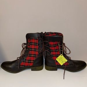 Tigerbear Republik Plaid Boots